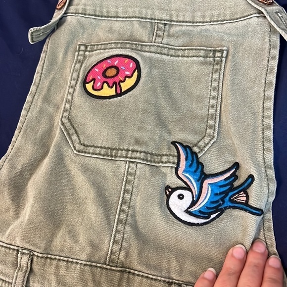 Girls Large 10/12 Cat and Jack Overalls - Picture 5 of 5